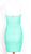 Bodycon Sleek Dress Teal