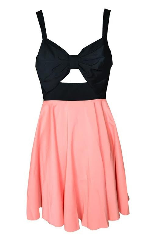 Bow Cut Out Dress