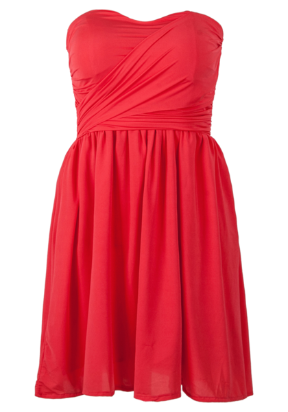 Chiffon Dress Red