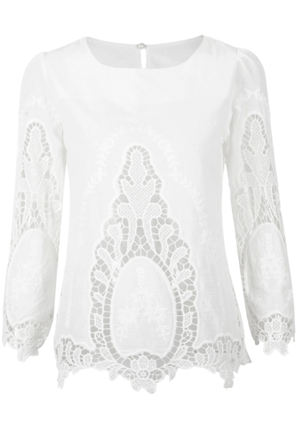 Boho Lace Blouse Top