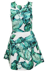 Chic Leaves Dress