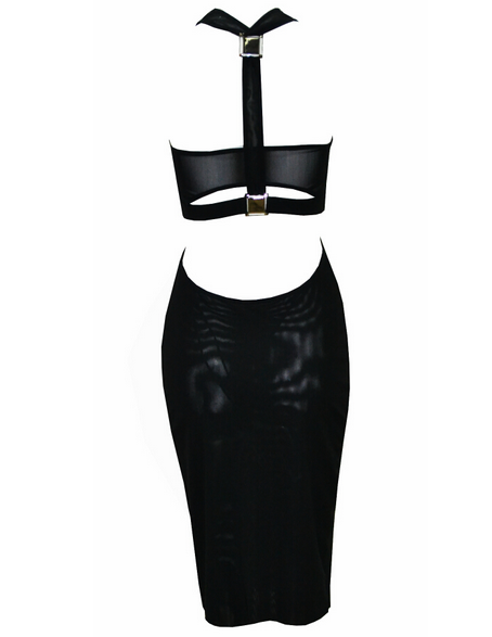 Bar Mesh Dress