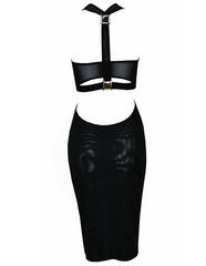 Bar Mesh Dress