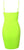 Bodycon Sleek Dress- Neons (FINAL SALE)