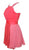 Chiffon Pink Pleat Party Dress