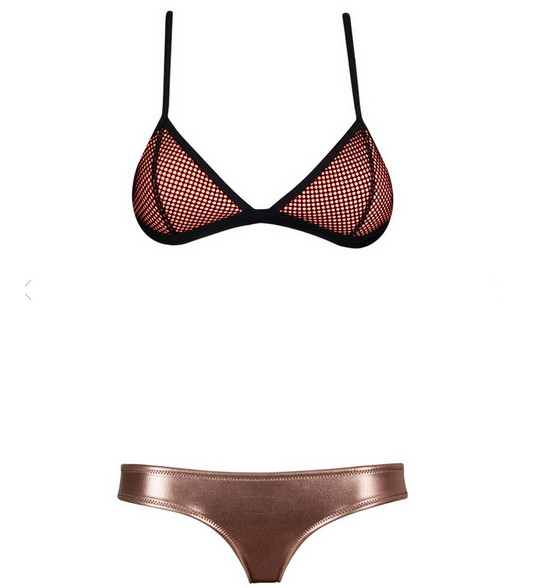 Bronzing It Mesh Swimsuit