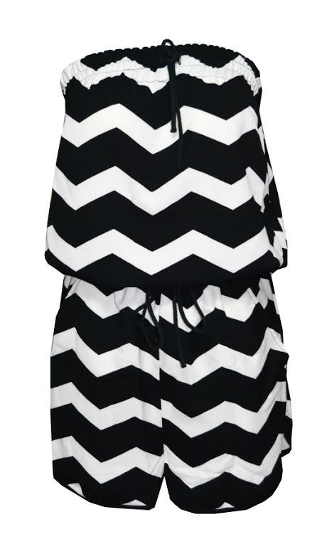 Chevron Romper